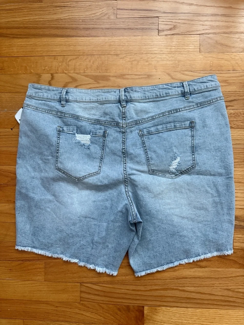 Eloquii‎ Distressed Denim Short 22